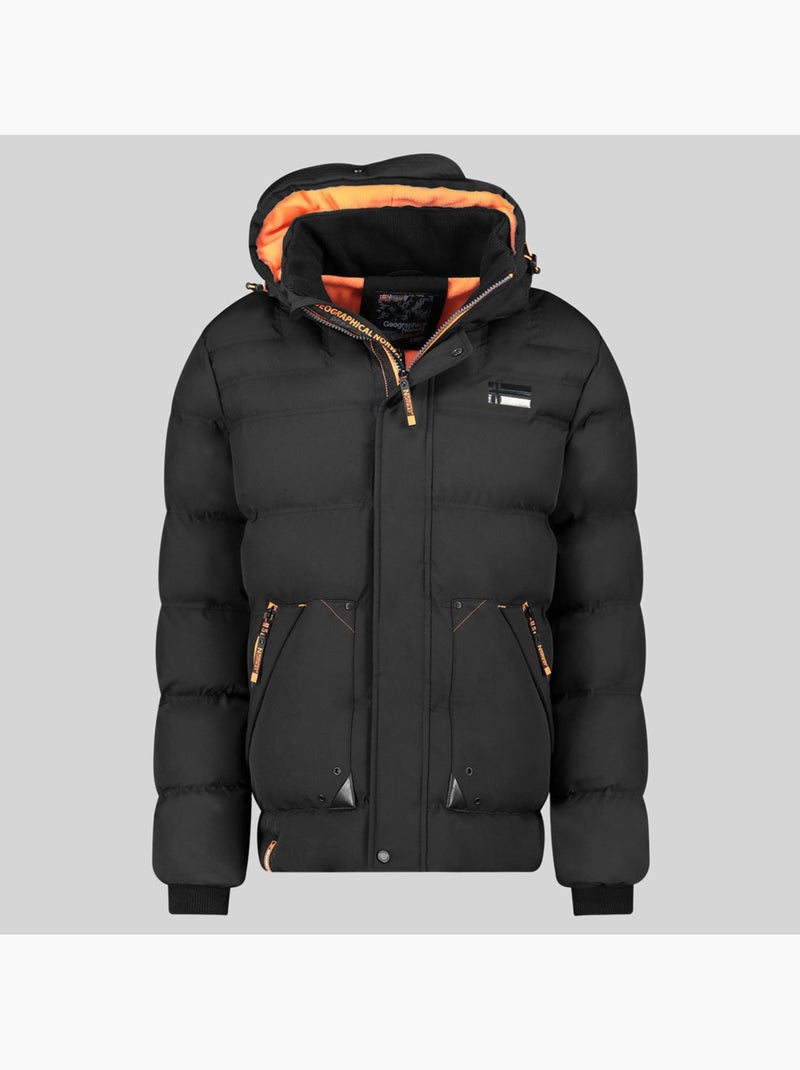 Giubbotto con cappuccio badibere – geographical norway Nero - Kiabi