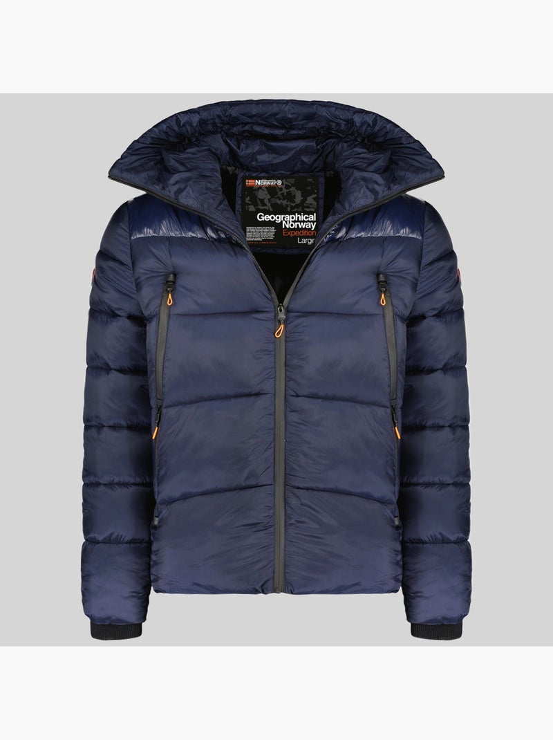 Giubbotto con cappuccio bayou – geographical norway Blu marino - Kiabi