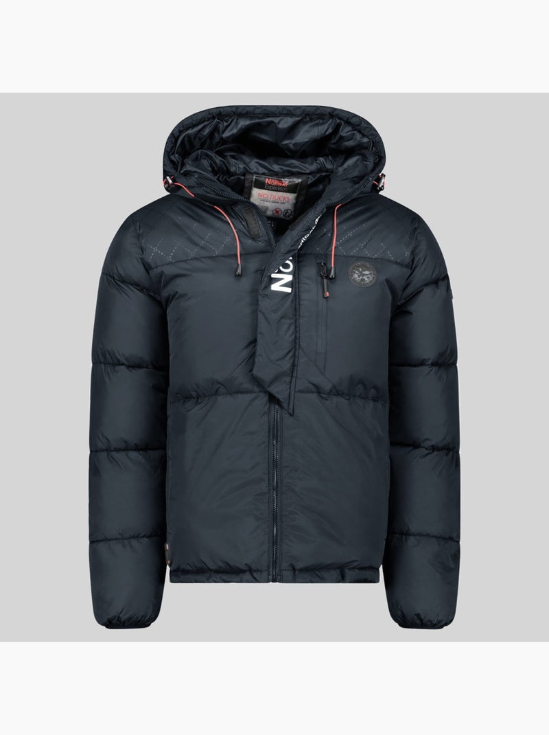 Giubbotto con cappuccio betincelle – geographical norway Blu marino - Kiabi