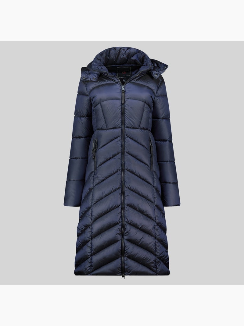 Giubbotto con cappuccio blanche long – geographical norway Grigio chiaro - Kiabi