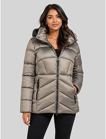 Giubbotto con cappuccio blanche short – geographical norway