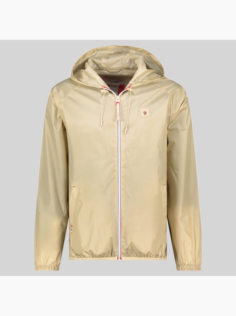 Giubbotto con cappuccio boatom – geographical norway Beige - Kiabi