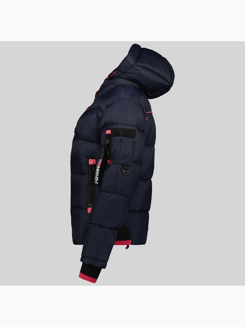 Giubbotto con cappuccio calix – geographical norway Blu Rosa - Kiabi