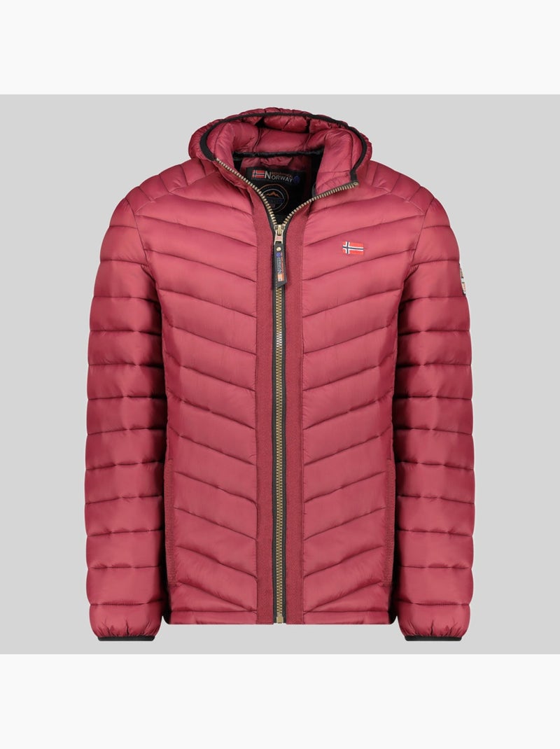 Giubbotto con cappuccio carliti hood – geographical norway Bordeaux - Kiabi
