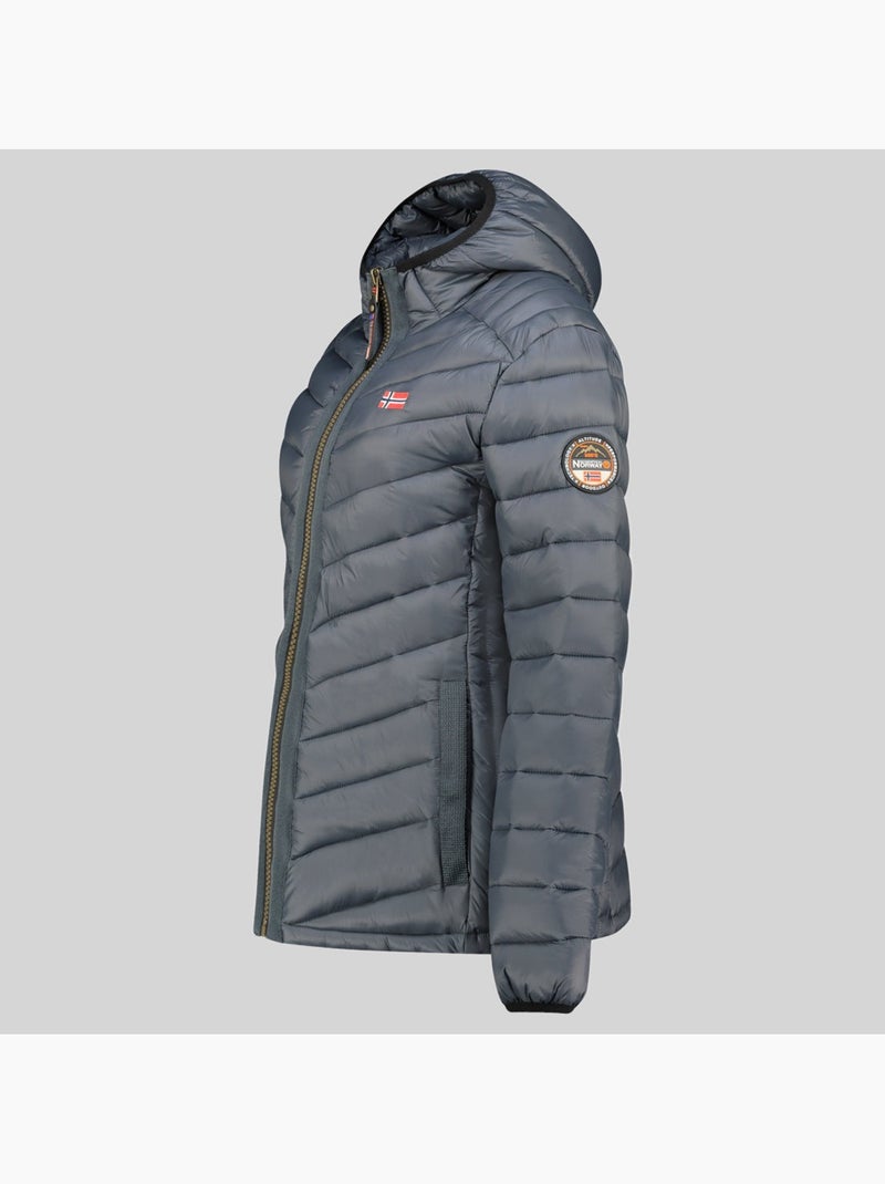 Giubbotto con cappuccio carliti hood – geographical norway Grigio scuro - Kiabi