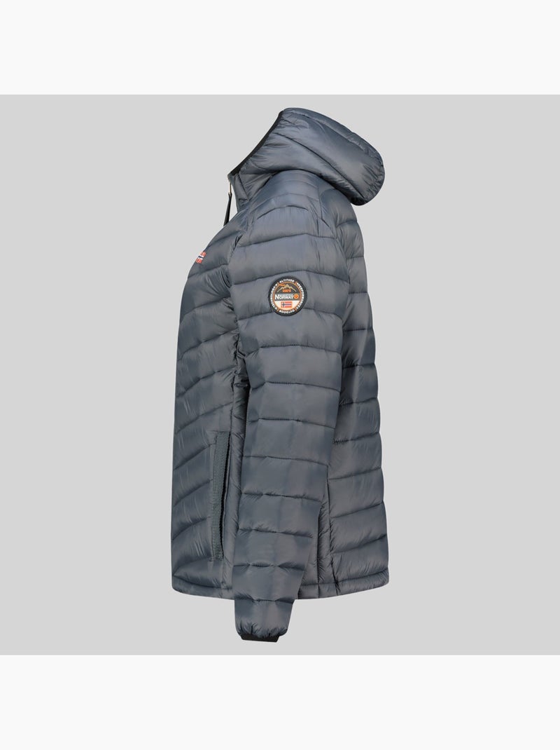 Giubbotto con cappuccio carliti hood – geographical norway Grigio scuro - Kiabi
