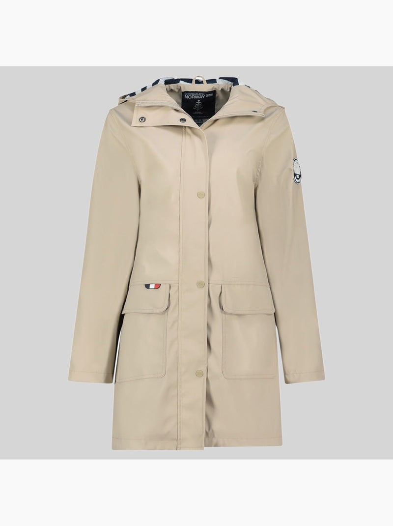 Giubbotto con cappuccio curieuse – geographical norway Beige - Kiabi