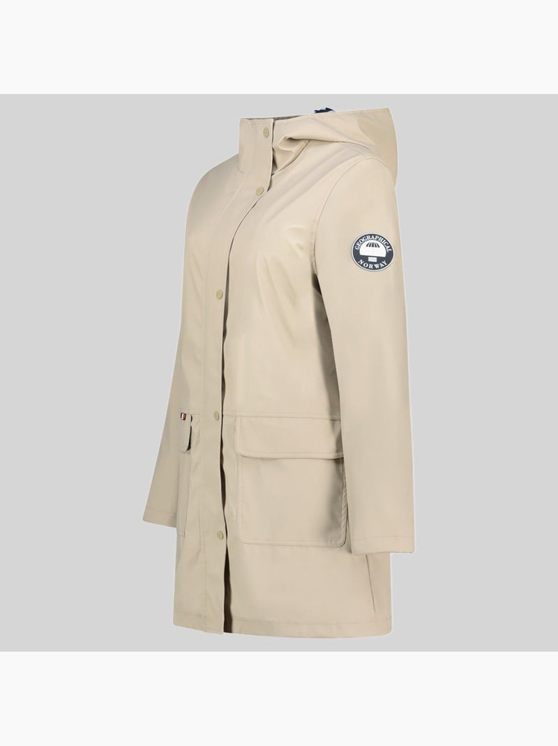 Giubbotto con cappuccio curieuse – geographical norway Beige - Kiabi