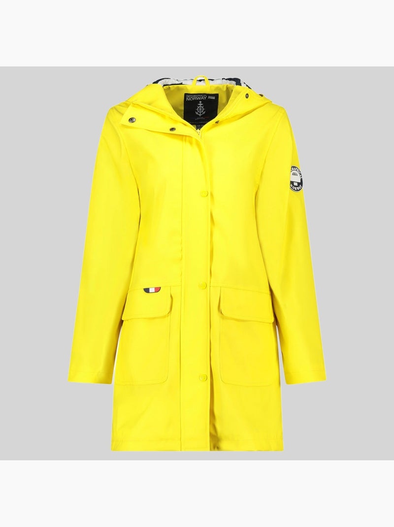 Giubbotto con cappuccio curieuse – geographical norway Giallo - Kiabi