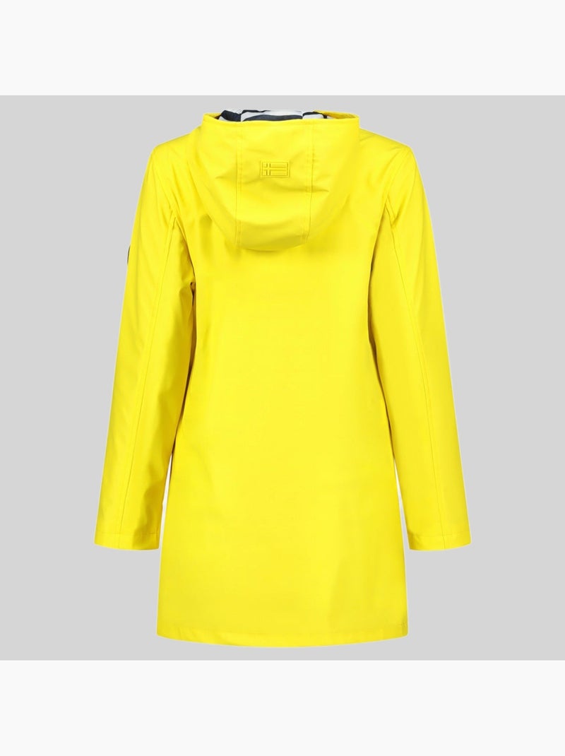 Giubbotto con cappuccio curieuse – geographical norway Giallo - Kiabi