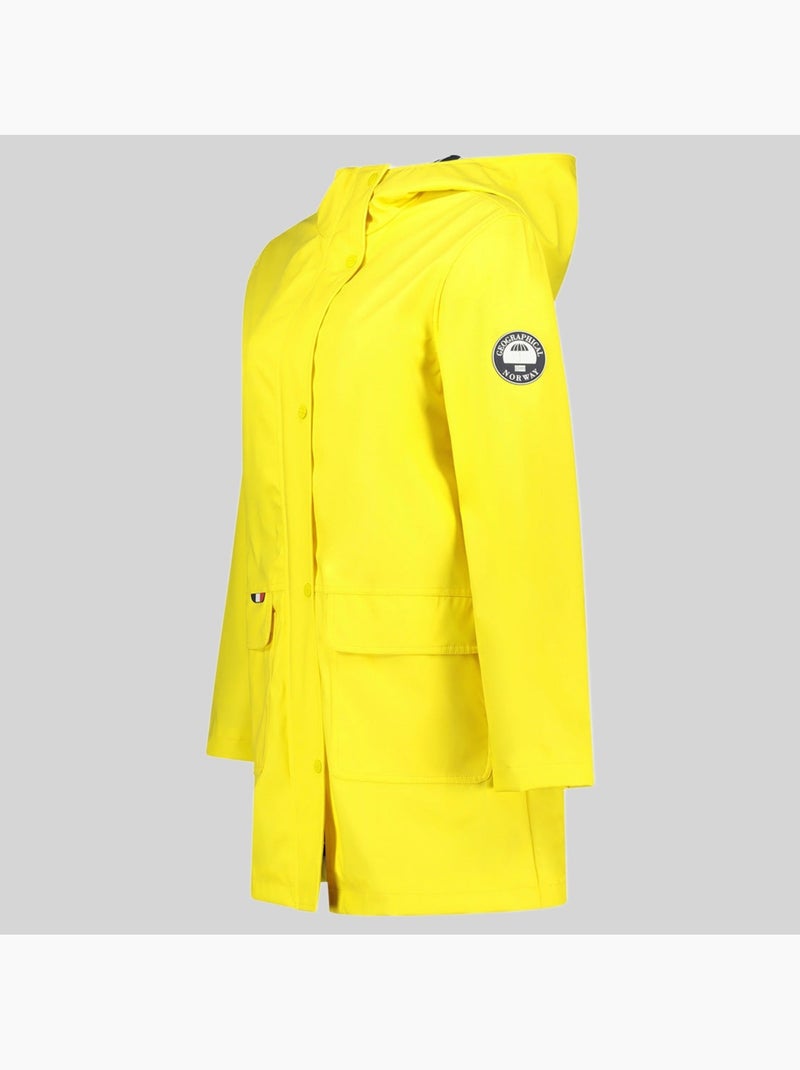 Giubbotto con cappuccio curieuse – geographical norway Giallo - Kiabi