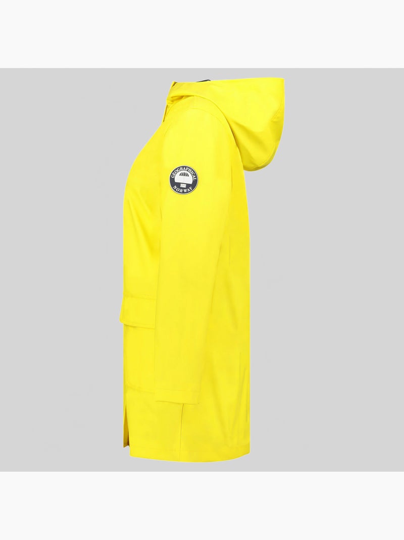 Giubbotto con cappuccio curieuse – geographical norway Giallo - Kiabi
