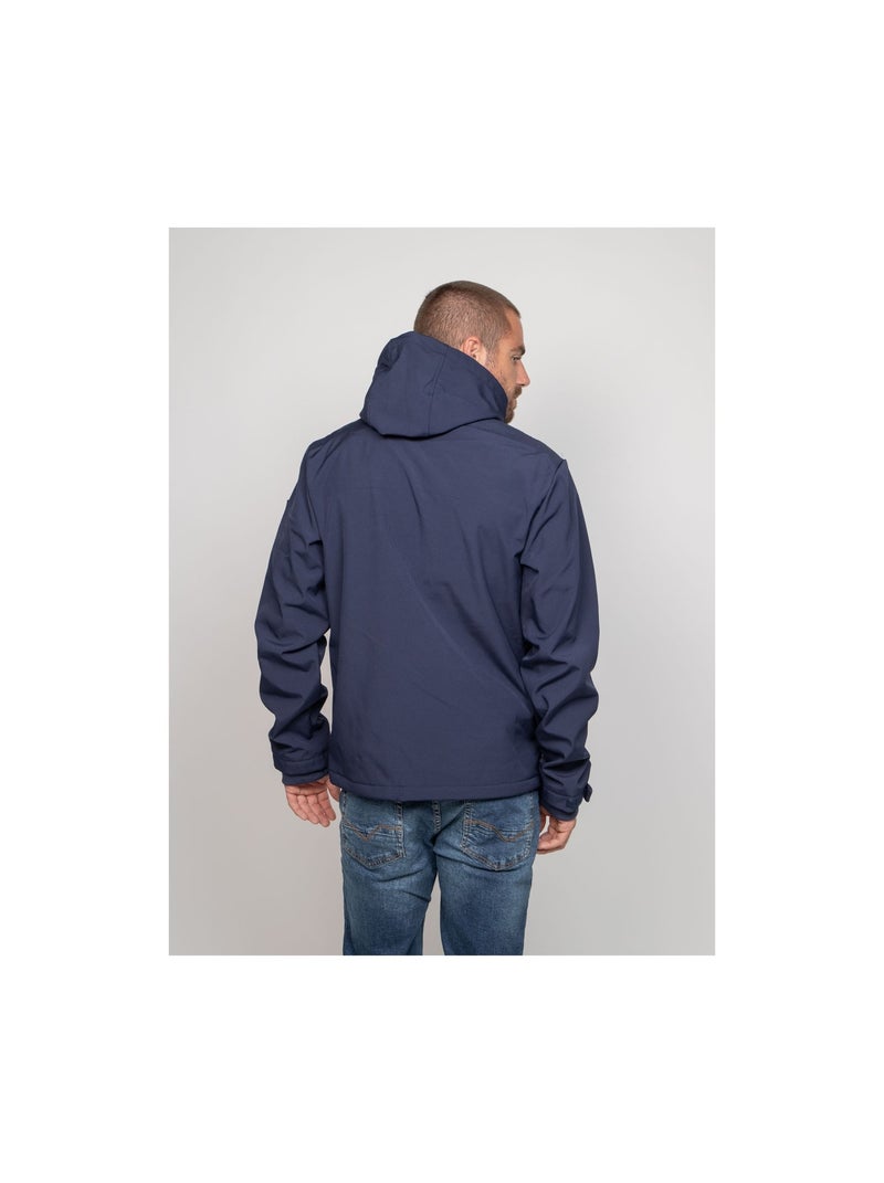Giubbotto con cappuccio ZOSHELL Blu marino - Kiabi