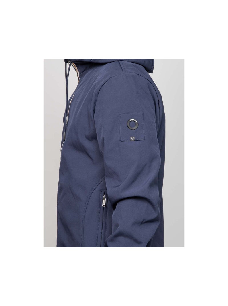 Giubbotto con cappuccio ZOSHELL Blu marino - Kiabi