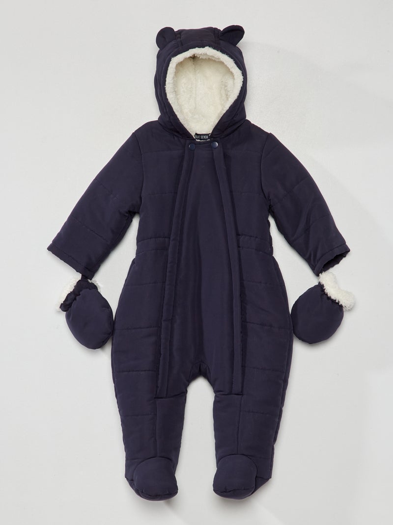 Giubbotto con muffole BLU - Kiabi