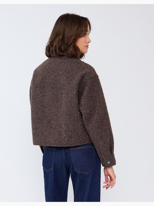Giubbotto corto effetto bouclé, mo fashion - Kiabi Giubbotto corto effetto bouclé, mo fashion - Kiabi
