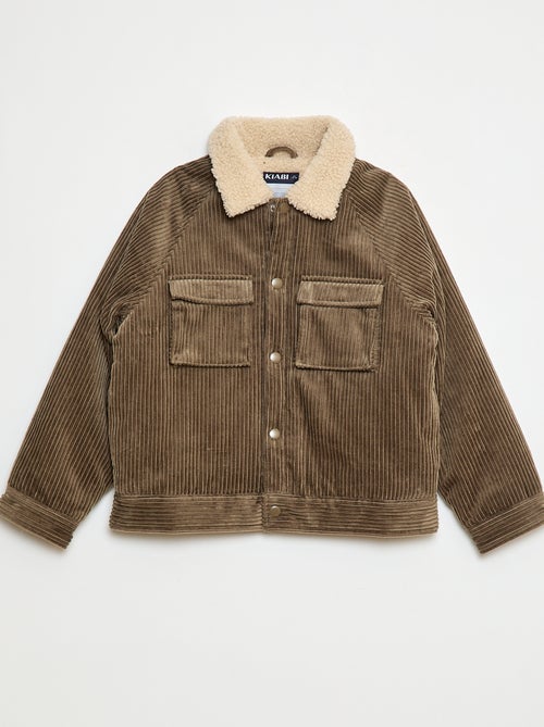 Giubbotto corto in velluto a coste - Kiabi