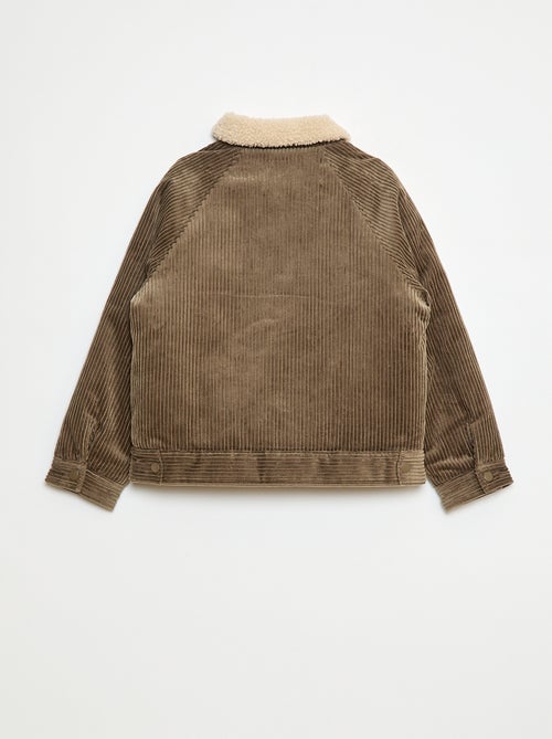 Giubbotto corto in velluto a coste - Kiabi