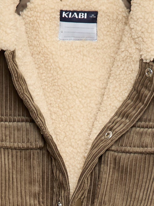 Giubbotto corto in velluto a coste - Kiabi