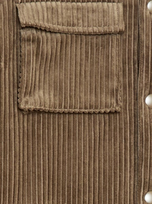 Giubbotto corto in velluto a coste - Kiabi