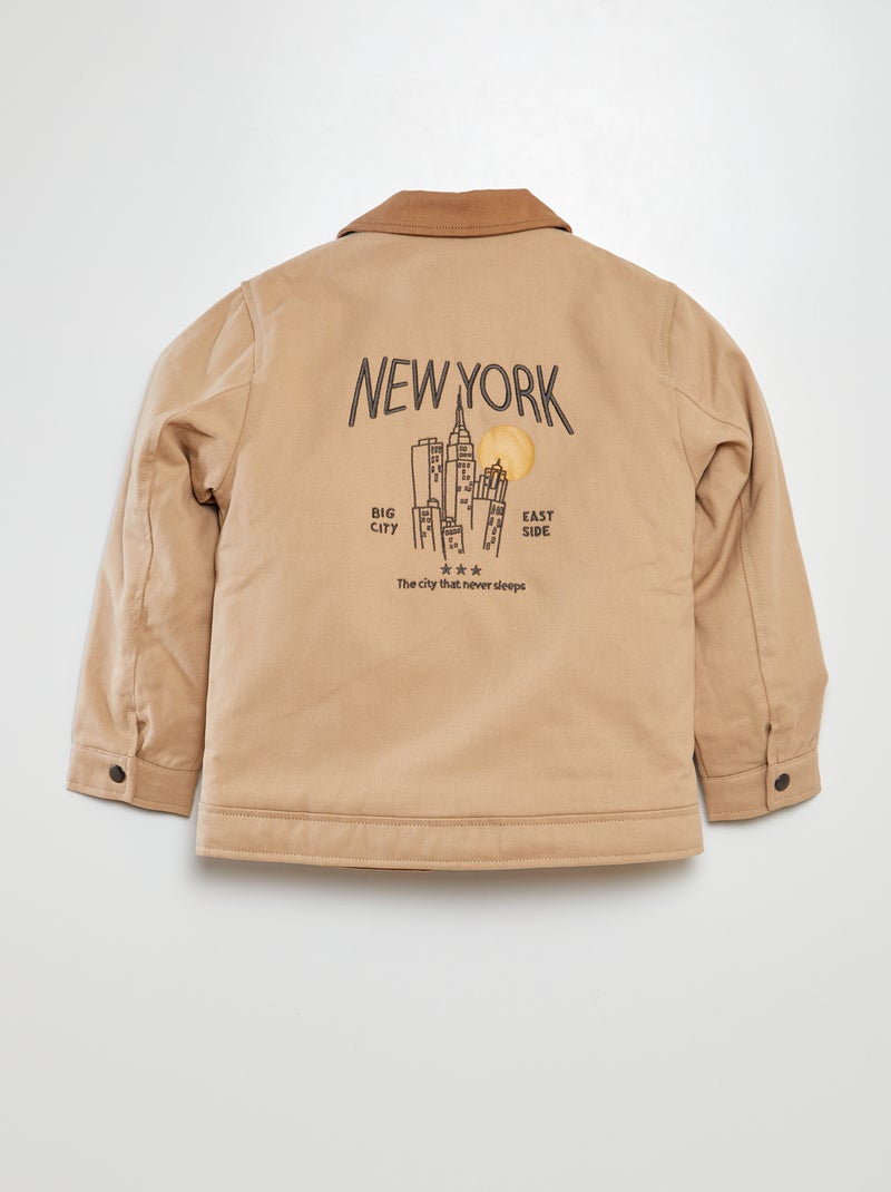 Giubbotto corto New York BEIGE - Kiabi