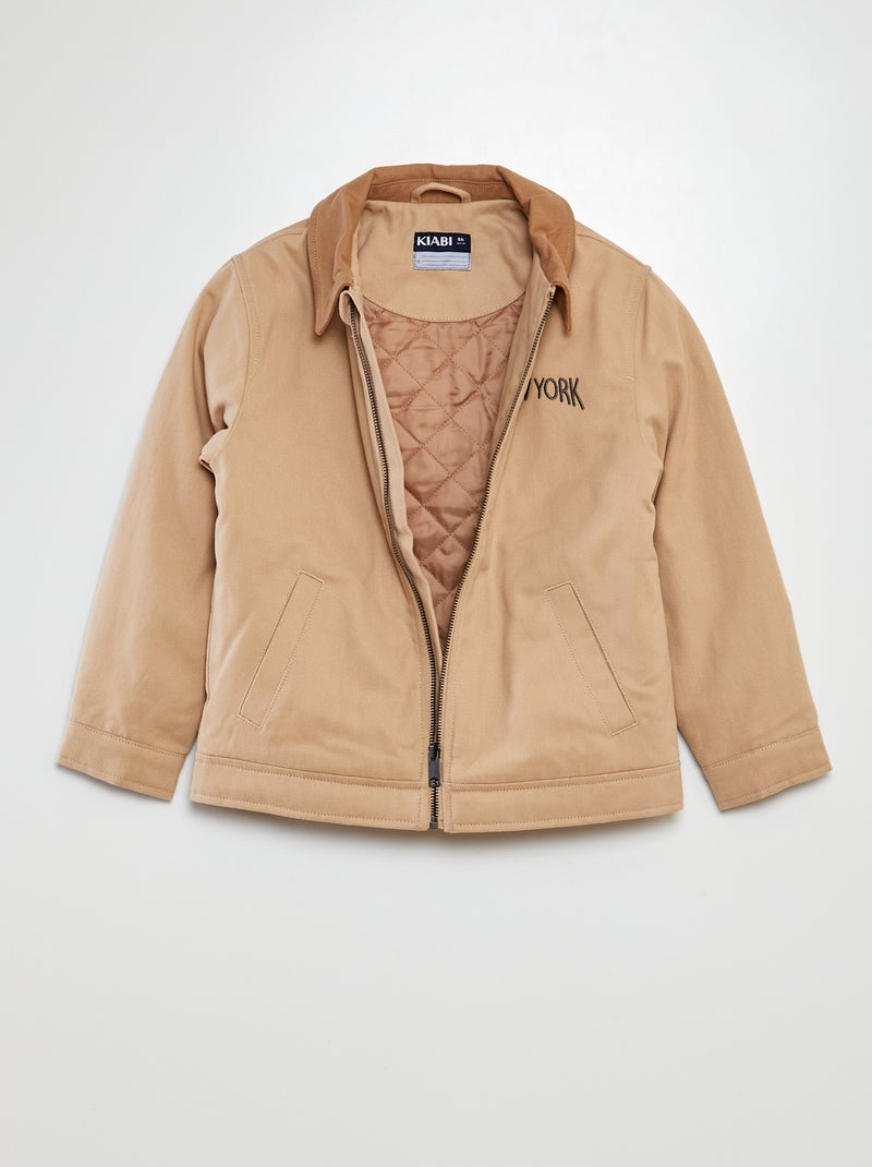 Giubbotto corto New York BEIGE - Kiabi