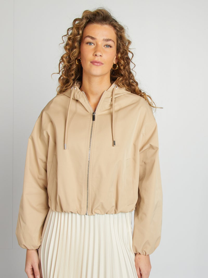 Giubbotto corto oversize BEIGE - Kiabi
