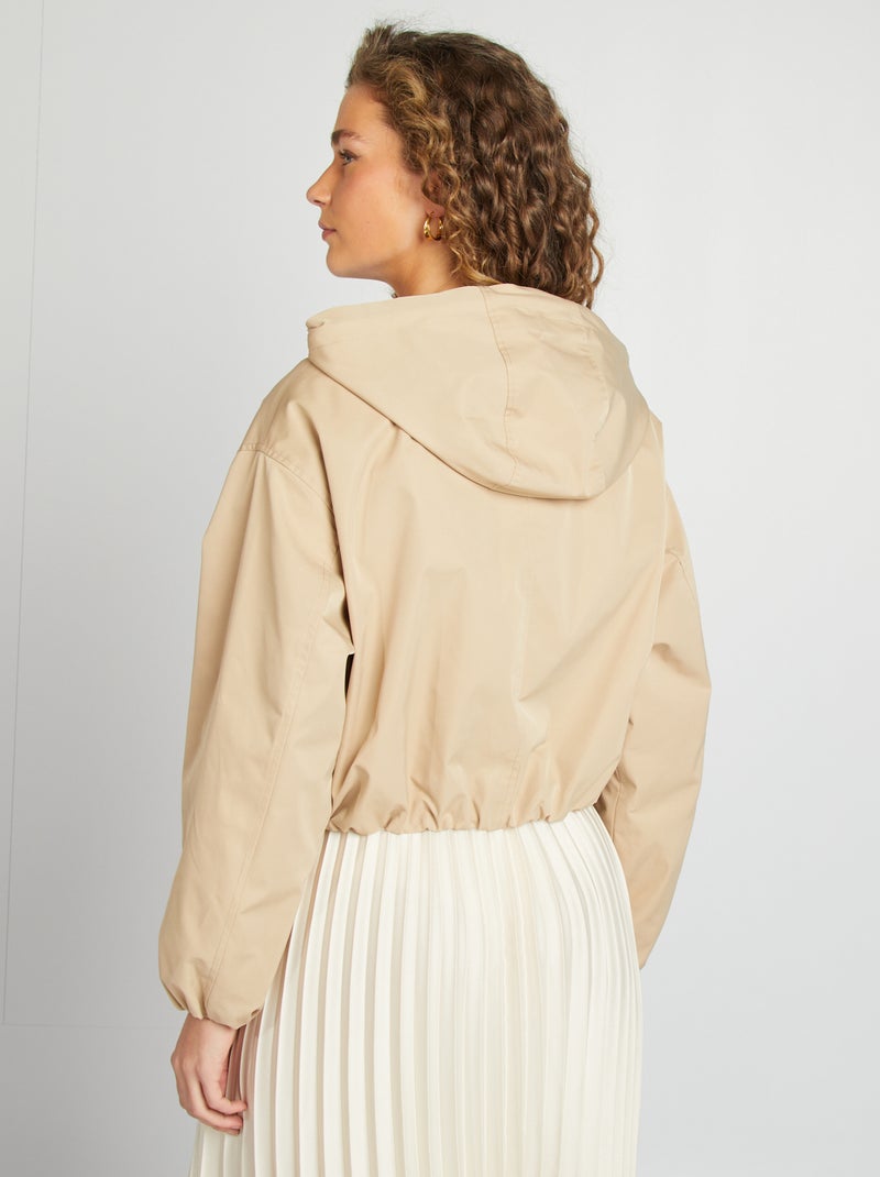 Giubbotto corto oversize BEIGE - Kiabi