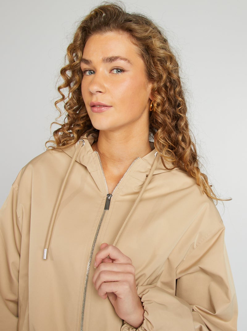 Giubbotto corto oversize BEIGE - Kiabi