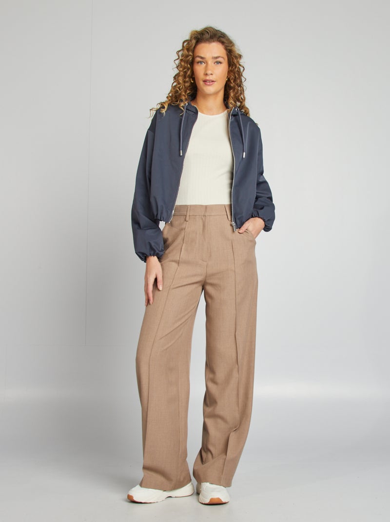 Giubbotto corto oversize BLU - Kiabi