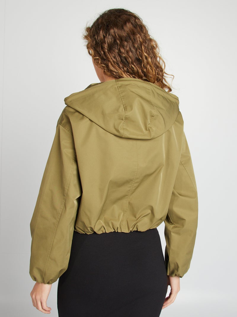 Giubbotto corto oversize KAKI - Kiabi