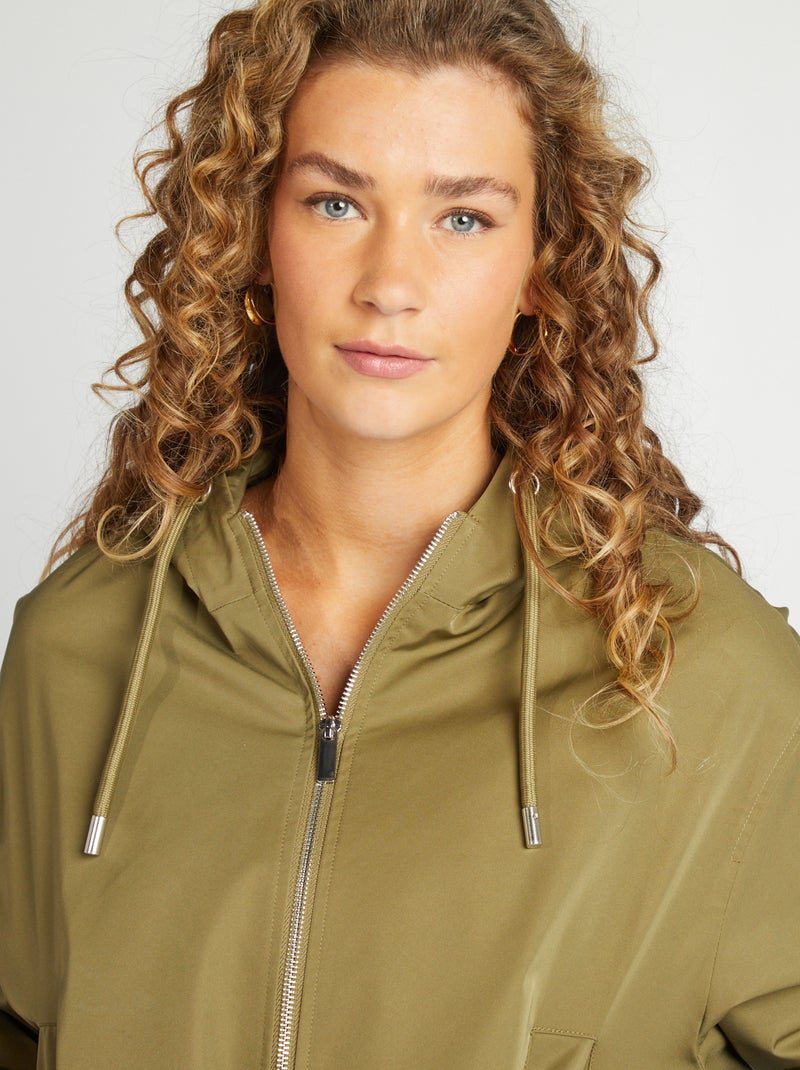 Giubbotto corto oversize KAKI - Kiabi