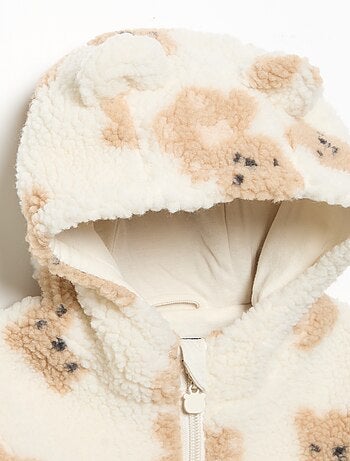 Giubbotto effetto montone