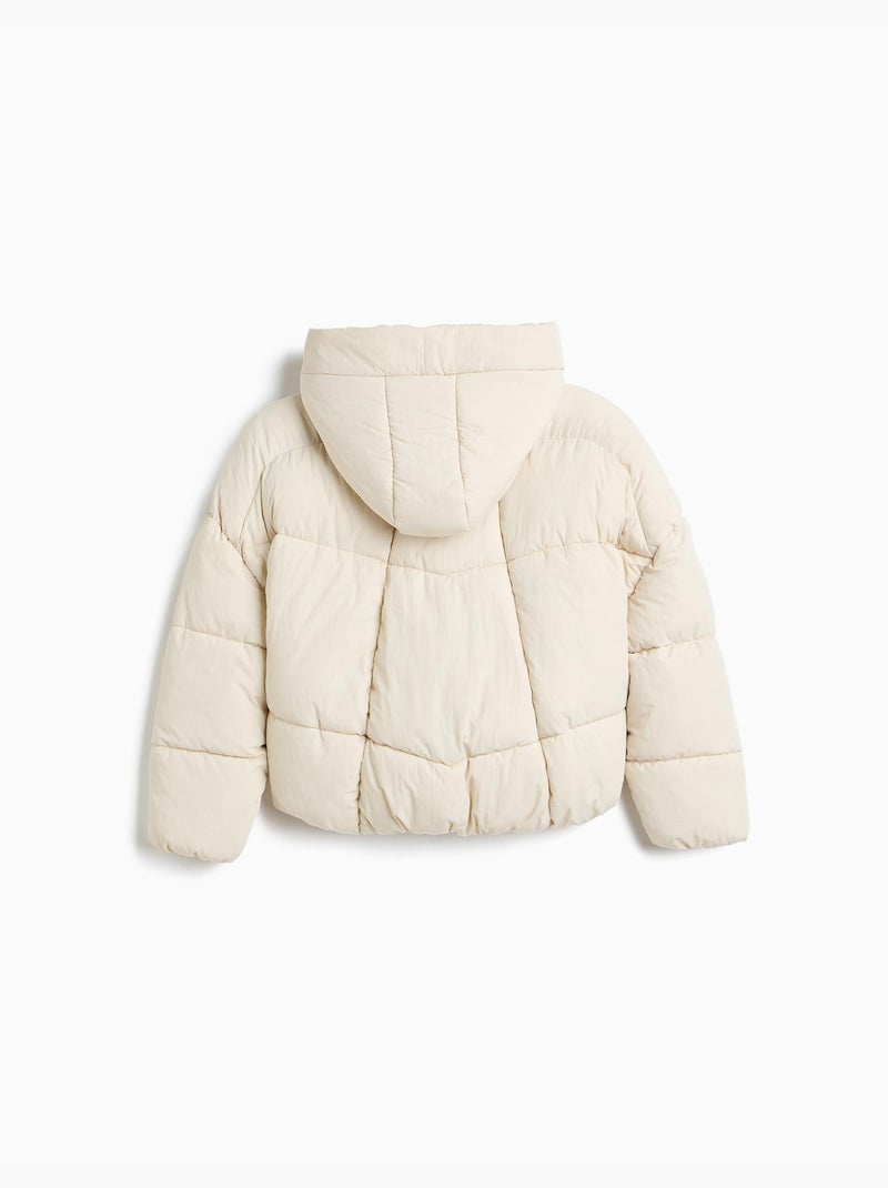 Giubbotto imbottito con cappuccio, mo fashion Grigio - Kiabi
