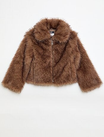 Giubbotto in ecopelliccia