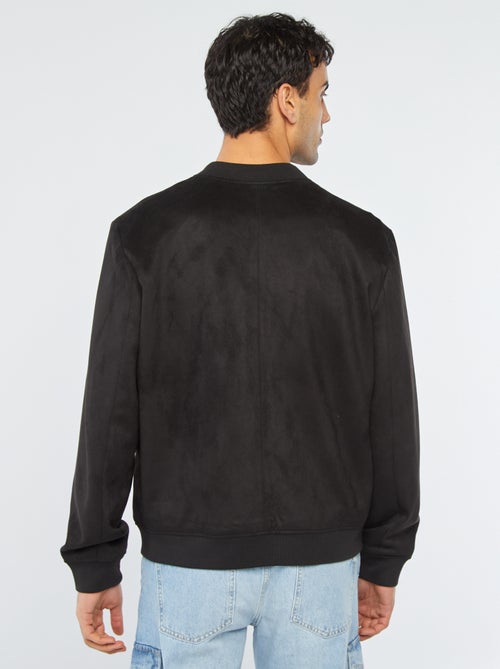 Giubbotto in finto camoscio con zip - Kiabi