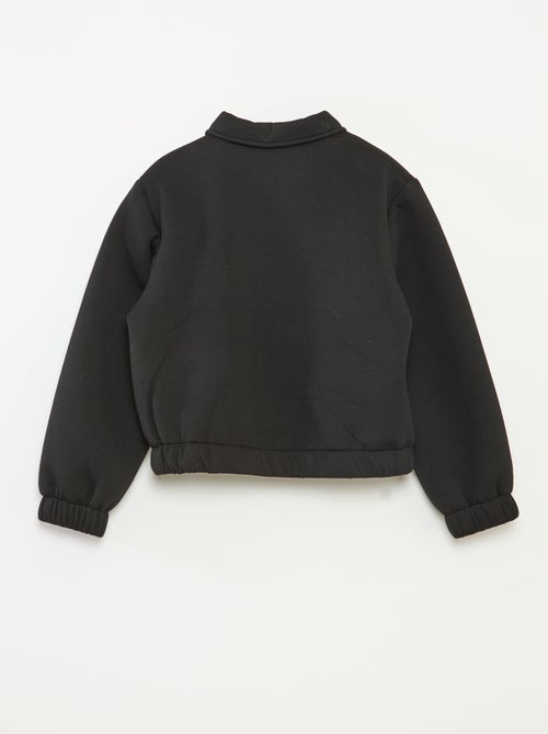 Giubbotto in maglia punto milano elasticizzato in vita - Kiabi