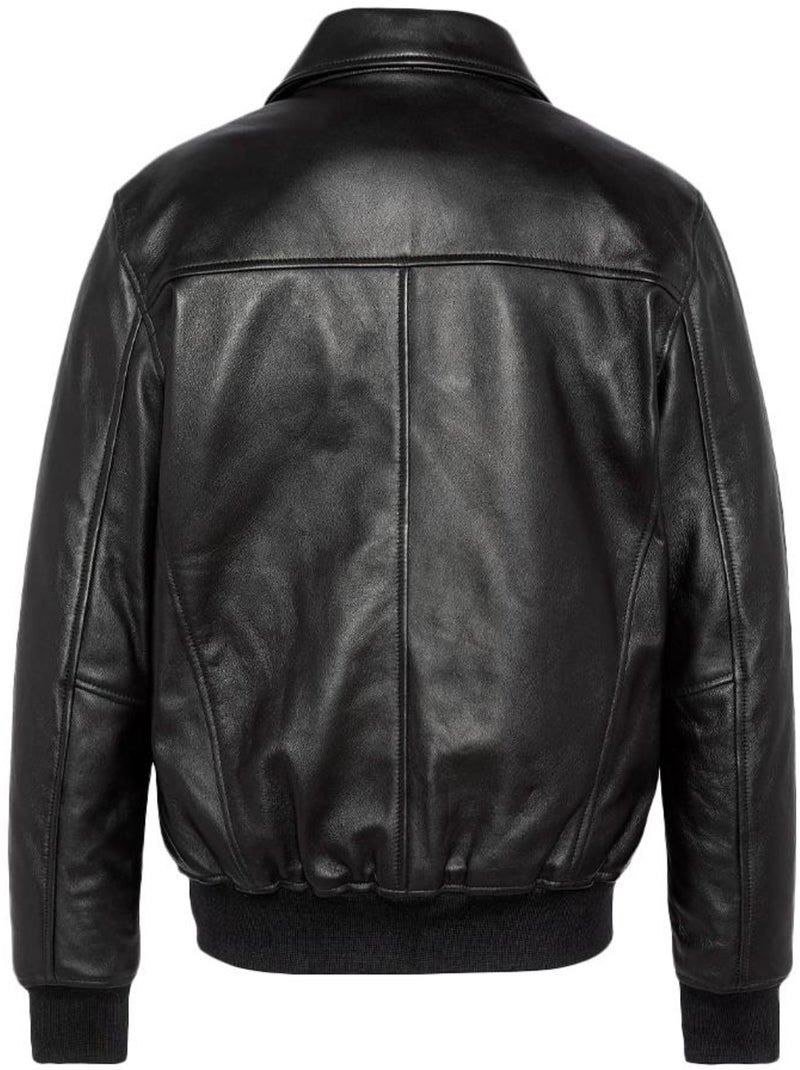 Giubbotto in Pelle da Uomo Schott Nero - Kiabi