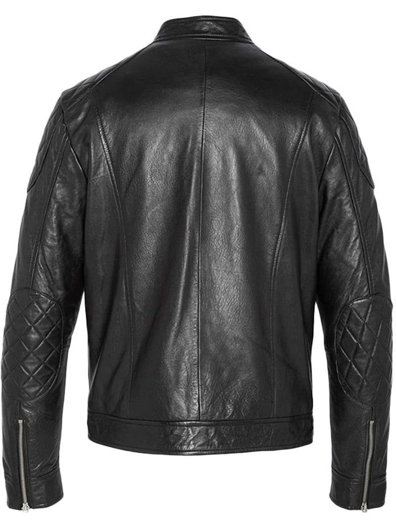 Giubbotto in Pelle da Uomo Schott Nero - Kiabi
