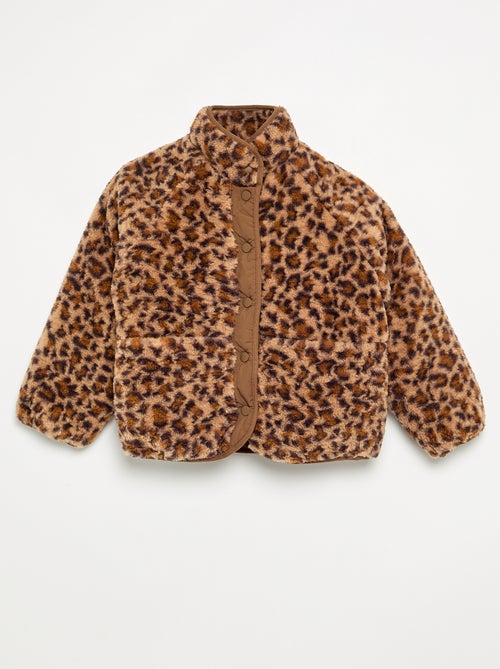 Giubbotto in pelliccia sintetica \'leopardata\' - Kiabi