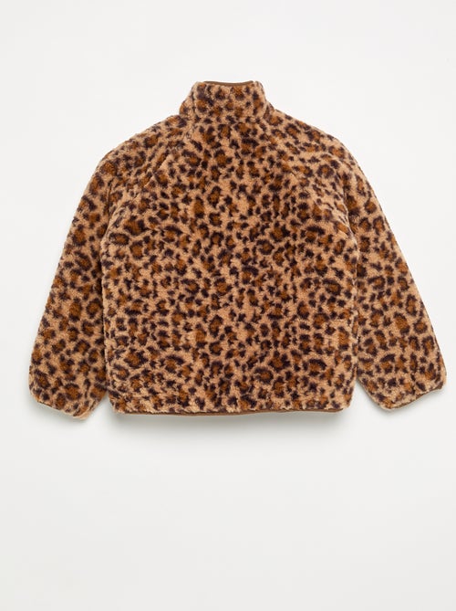 Giubbotto in pelliccia sintetica \'leopardata\' - Kiabi