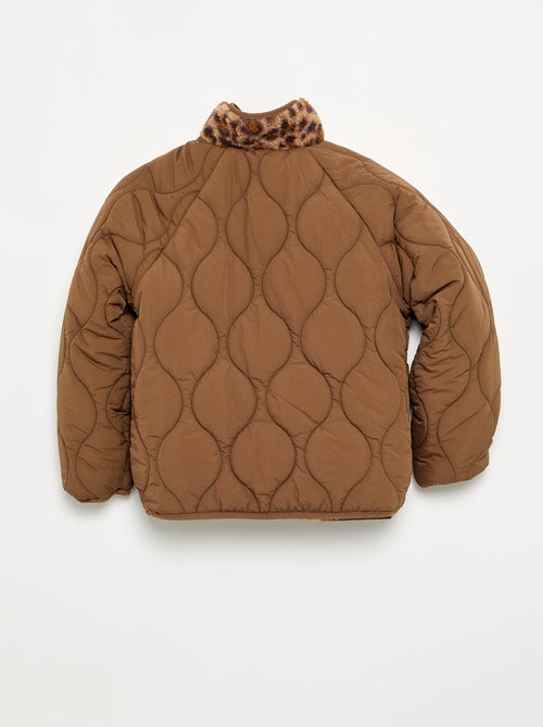 Giubbotto in pelliccia sintetica \'leopardata\' - Kiabi