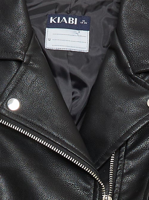 Giubbotto in similpelle texturizzata - Kiabi