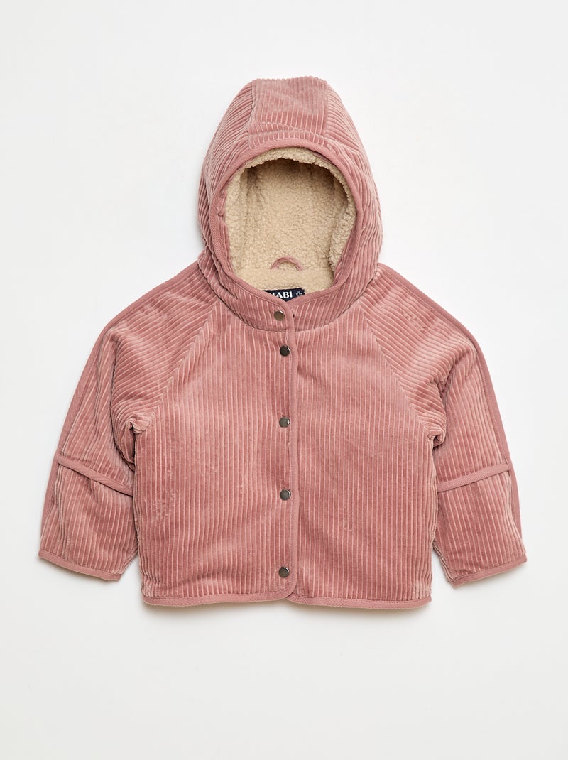 Giubbotto in velluto a coste Rosa - Kiabi