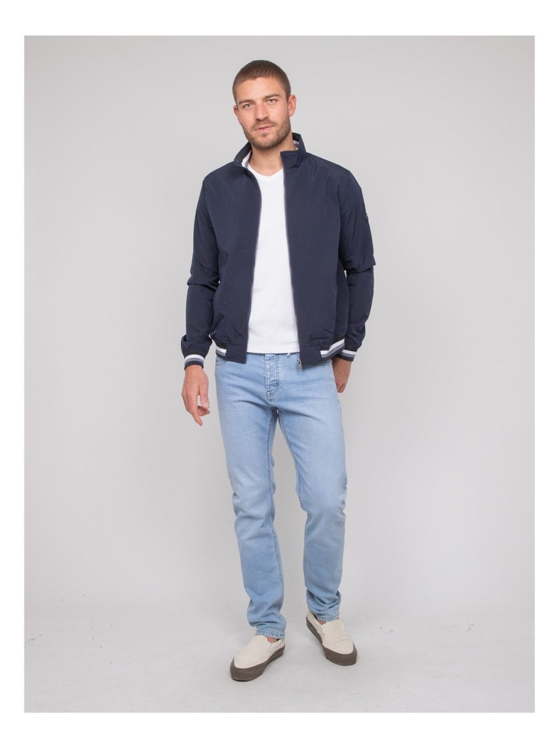 Giubbotto leggero con zip ZOUBRAY Blu marino - Kiabi