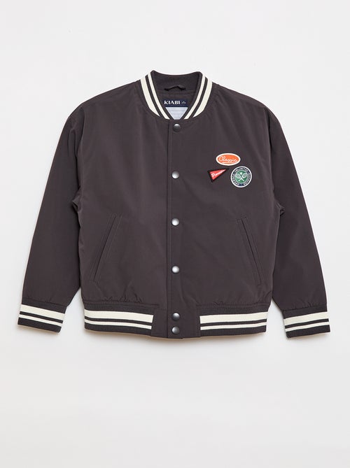 Giubbotto modello aviatore con bottoni a pressione - Kiabi