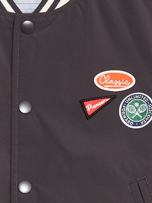 Giubbotto modello aviatore con bottoni a pressione - Kiabi