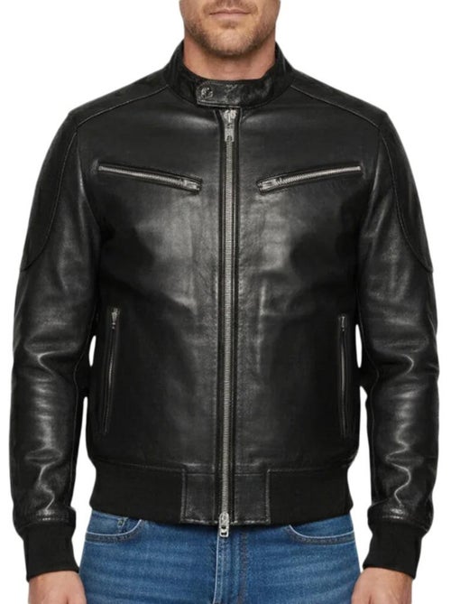 Giubbotto Moto Schott da Uomo - Kiabi Giubbotto Moto Schott da Uomo - Kiabi