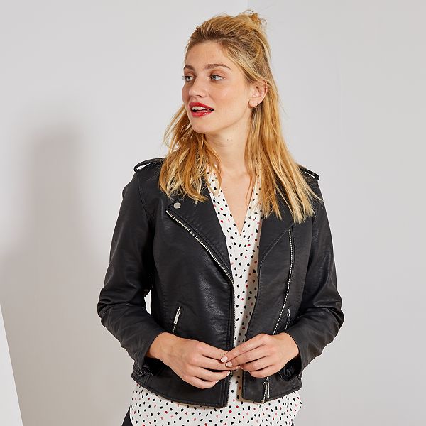 Kiabi Giacca Donna Similpelle Giacca Pelle Kiabi Giacca Completo