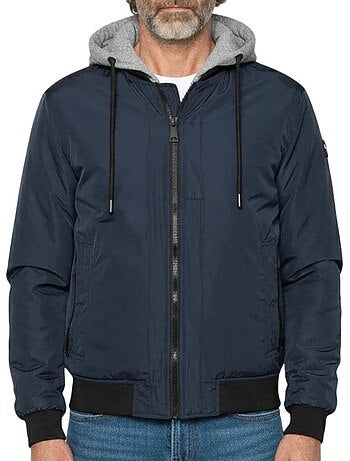 Blouson Schott con Plastron Rimovibile